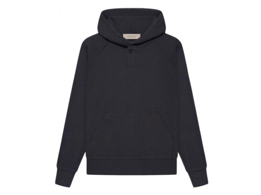 Fear of God Fear of God Essentials Kids Waffle Henley Hoodie Iron