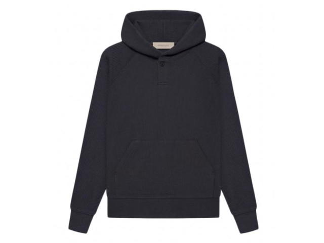 Fear of God Fear of God Essentials Kids Waffle Henley Hoodie Iron - view 1