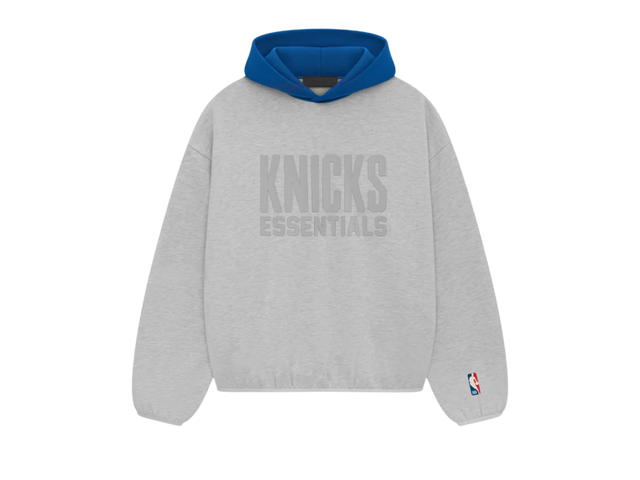Fear of God Fear of God Essentials Knicks Hoodie Light Heather (FW24) - view 1