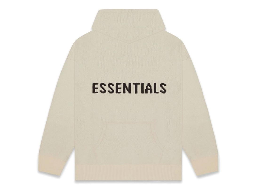 Fear of God Fear of God ESSENTIALS Knit Hoodie Olive/Khaki