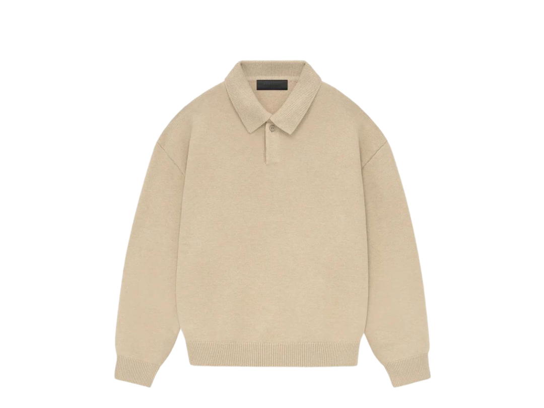 Fear of God Fear of God Essentials Knit Polo Gold Heather (FW23)