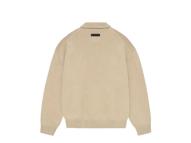 Fear of God Fear of God Essentials Knit Polo Gold Heather (FW23) - view 2