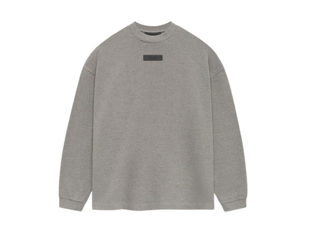 Fear of God Fear of God Essentials L/S Tee Heather Grey (SS24) - view 1