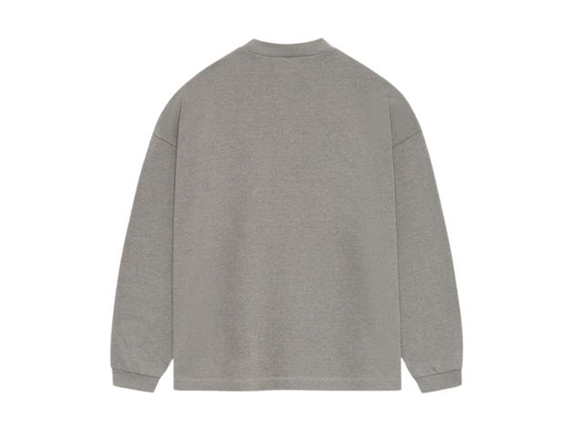 Fear of God Fear of God Essentials L/S Tee Heather Grey (SS24) - view 2