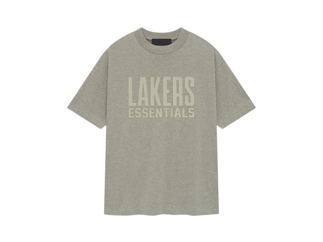 Fear of God Fear of God Essentials Lakers Tee Warm Heather