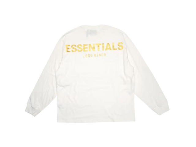 Fear of God Fear of God Essentials Long Beach 3M Long Sleeve Boxy T-Shirt White - view 2