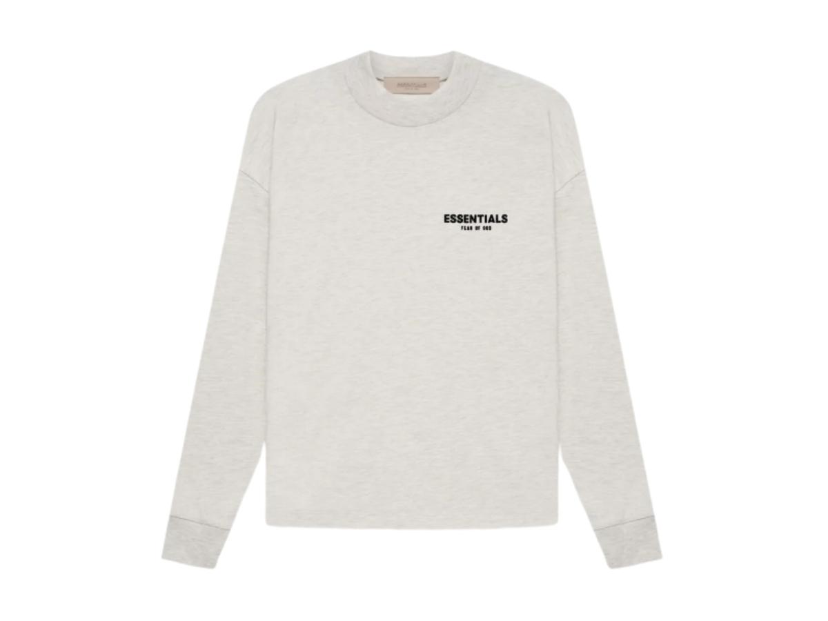 Fear of God Fear of God Essentials Long-Sleeve Tee 'Light Oatmeal' (SS22)
