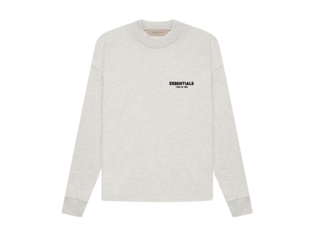 Fear of God Fear of God Essentials Long-Sleeve Tee 'Light Oatmeal' (SS22) - view 1