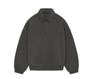 Buy Fear of God Essentials Longsleeve Polo Ink (SP24) at Sasom – Authentic and Ready to Ship