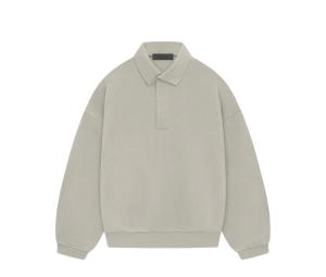 Buy Fear of God Essentials Longsleeve Polo Seal (SS24) at Sasom – Authentic and Ready to Ship