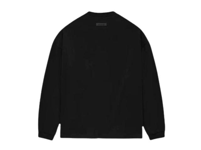 Fear of God Fear of God Essentials LS Tee Jet Black (FW23) - view 2