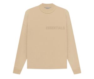 Buy Fear of God Essentials LS Tee Sand (SS23) at Sasom – Authentic and Ready to Ship