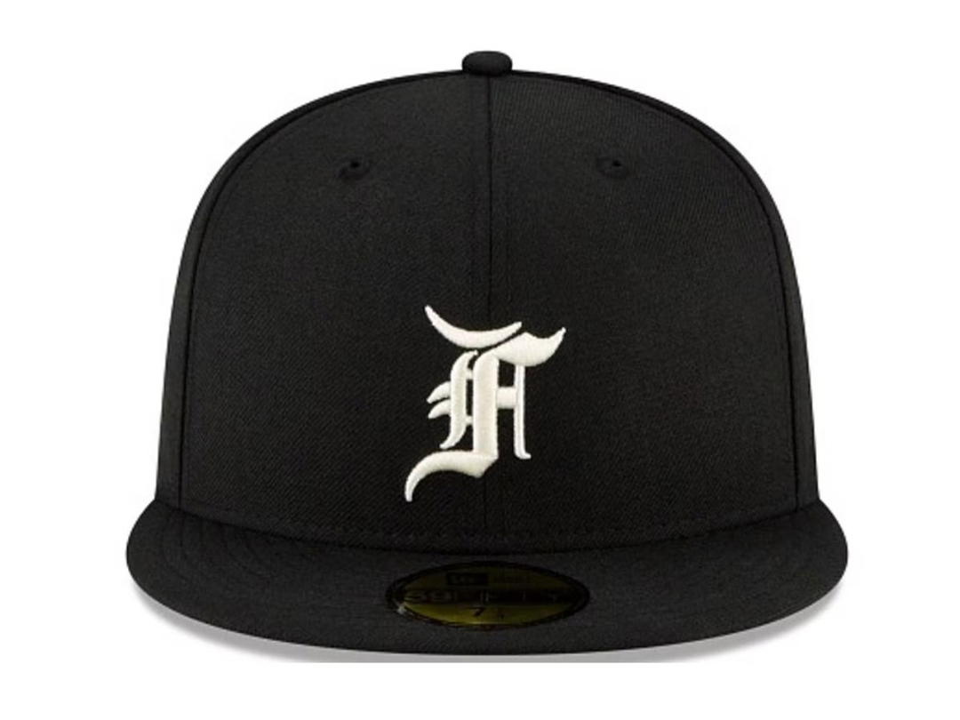 Fear of God Fear of God Essentials New Era 59Fifty Fitted Hat Black (FW21)