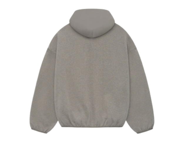 Fear of God Fear of God Essentials Nylon Fleece Hoodie Heather Grey-Dust (SS24) - view 2