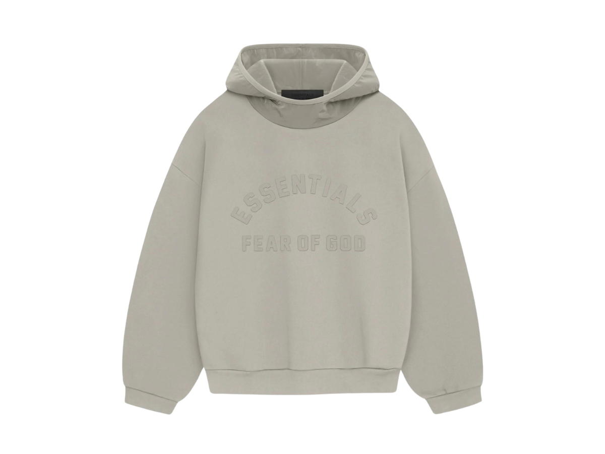 Fear of God Fear of God Essentials Nylon Fleece Hoodie Seal/Seal (SP24)