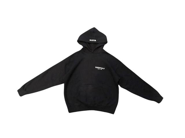 Fear of God Fear of God ESSENTIALS Photo Pullover Hoodie (FW19) Black - view 1