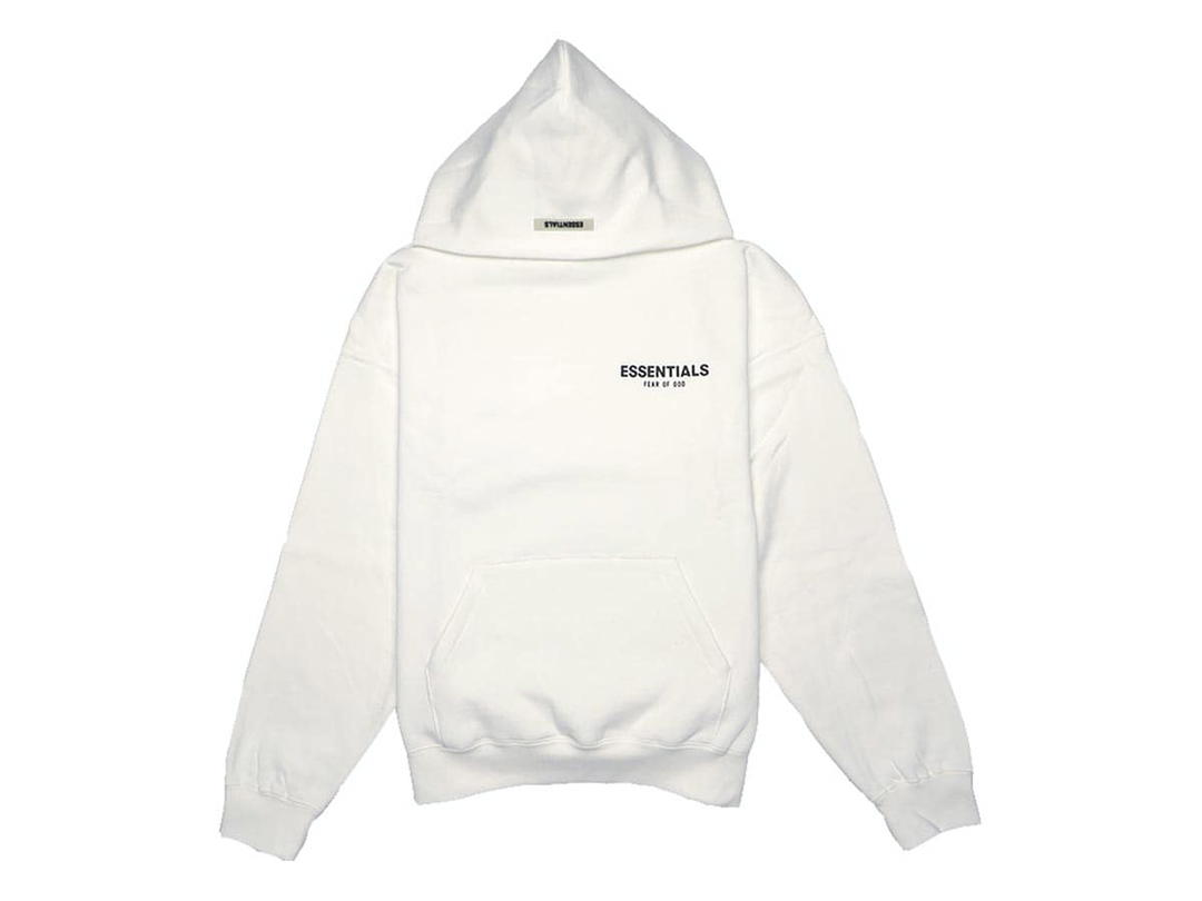 Fear of God Fear of God ESSENTIALS Photo Pullover Hoodie (FW19) White