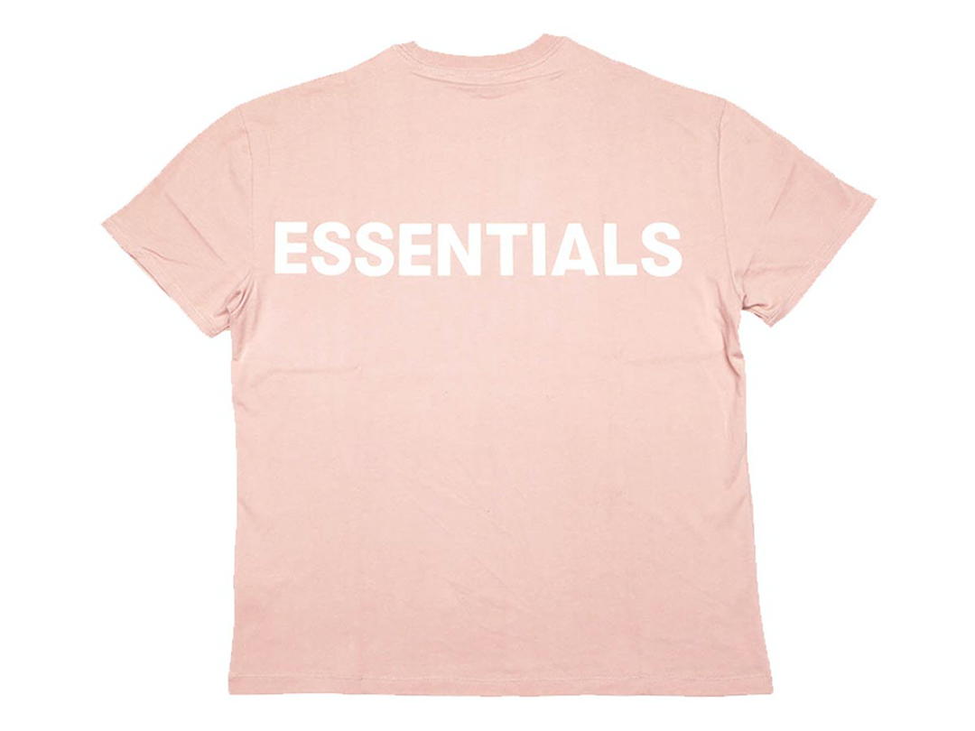 Fear of God Fear of God ESSENTIALS Pink 3M Logo Boxy T-Shirt Blush