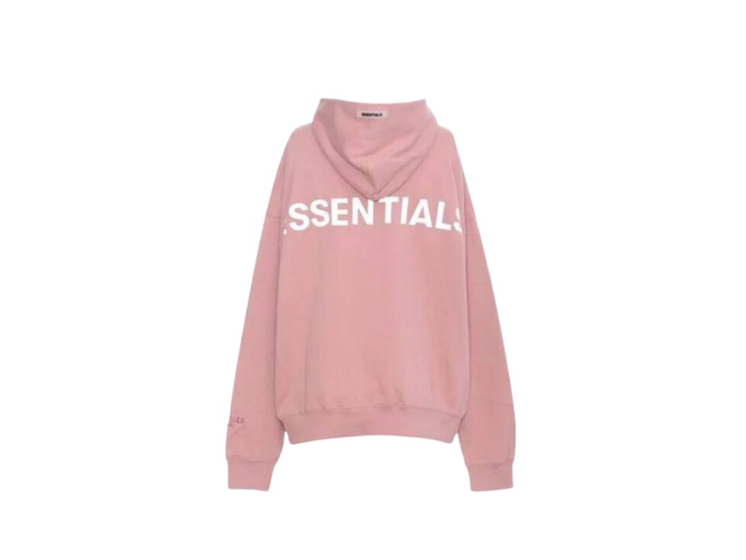 Fear of God Fear of God ESSENTIALS Pink 3M Logo Pullover Hoodie Blush