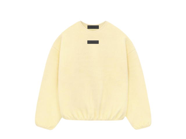 Fear of God Fear of God Essentials Polar Fleece Crewneck Garden Yellow (SP24) - view 1