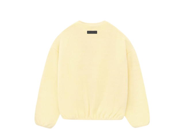 Fear of God Fear of God Essentials Polar Fleece Crewneck Garden Yellow (SP24) - view 2