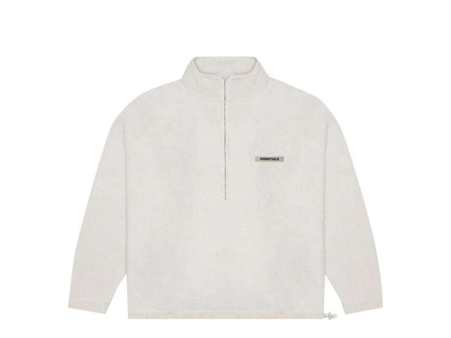 Fear of God Fear of God Essentials Polar Fleece Half-Zip Sweater Oatmeal - view 1