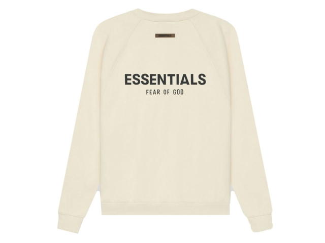 Fear of God Fear of God ESSENTIALS Pull-Over Crewneck Cream/Buttercream (SS21) - view 1