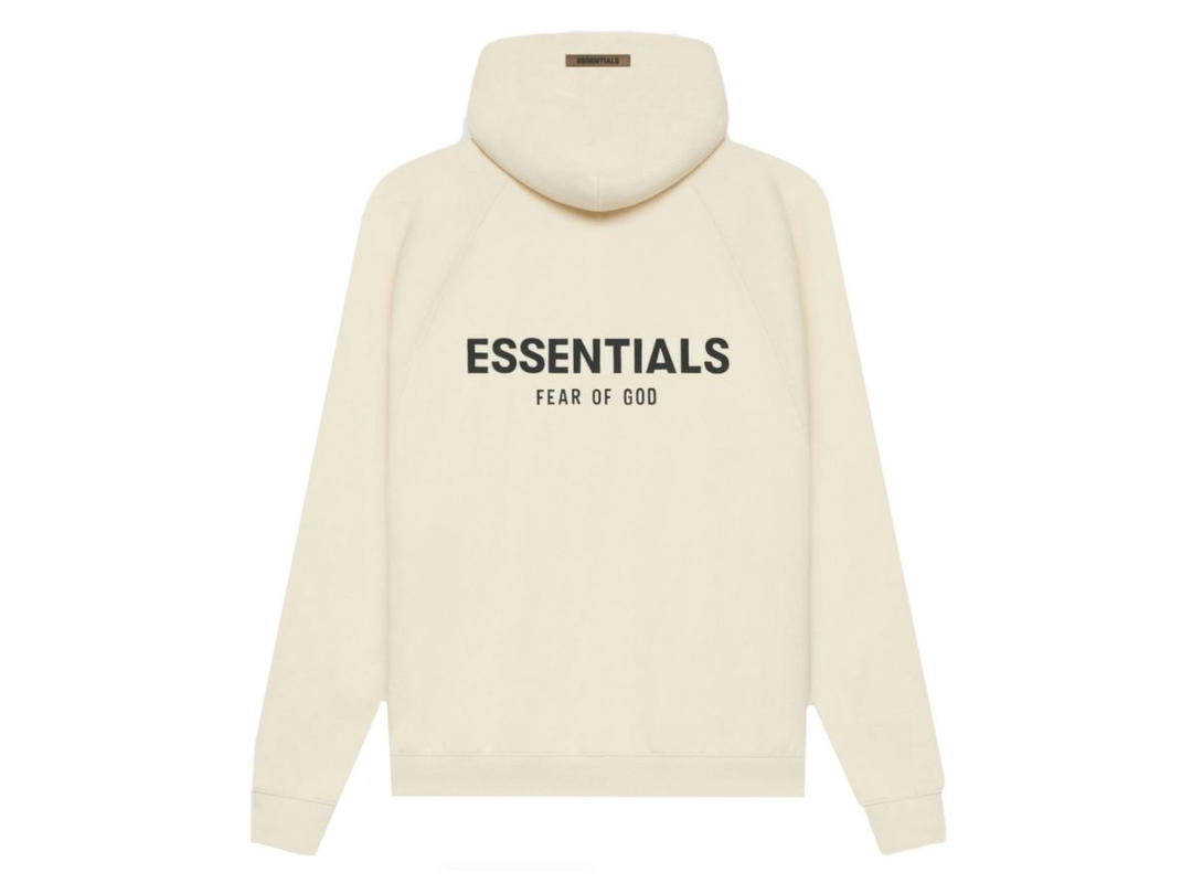 Fear of God Fear of God ESSENTIALS Pull-Over Hoodie Cream/Buttercream (SS21)