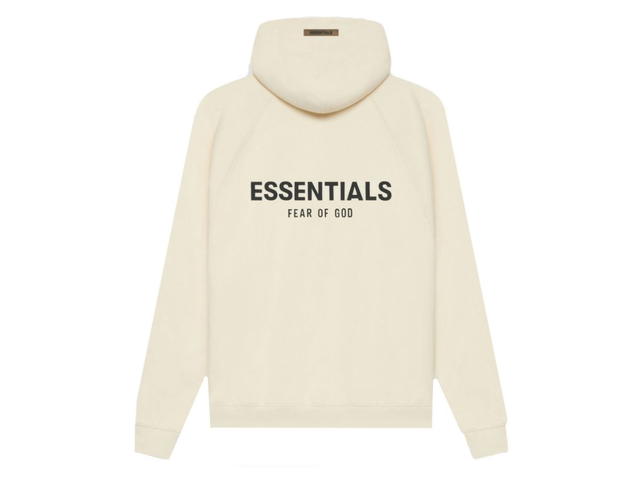 Fear of God Fear of God ESSENTIALS Pull-Over Hoodie Cream/Buttercream (SS21) - view 1