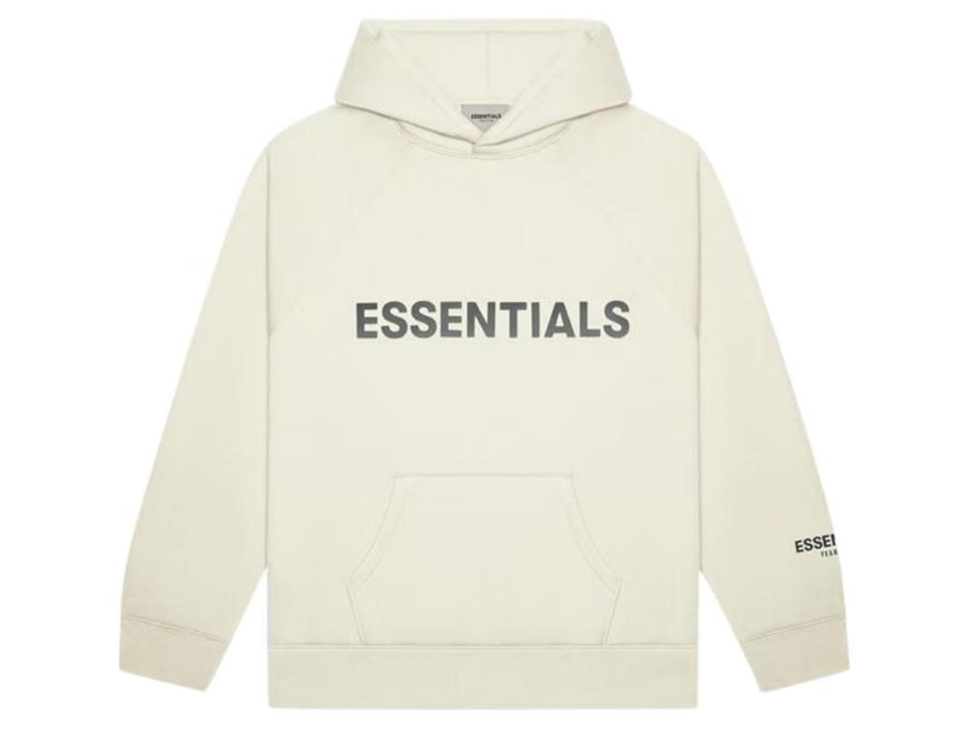Fear of God Fear of God Essentials Pullover Hoodie Applique Logo Buttercream