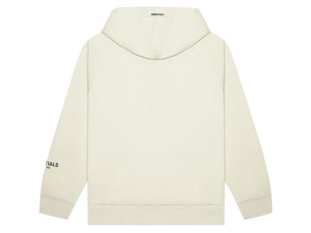 Fear of God Fear of God Essentials Pullover Hoodie Applique Logo Buttercream - view 2