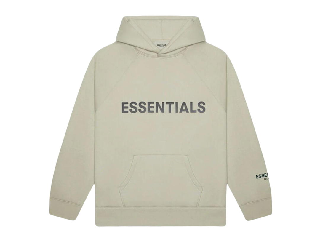Fear of God Fear of God Essentials Pullover Hoodie Applique Logo Moss (SS20)