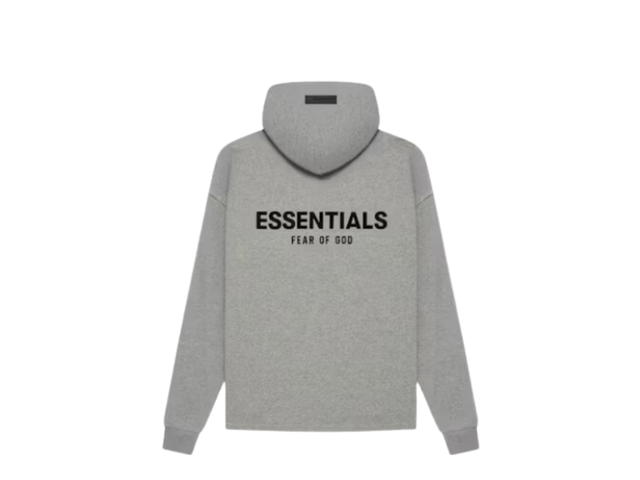 Fear of God Fear of God Essentials Relaxed Hoodie - Dark Oatmeal (FW22) - view 1