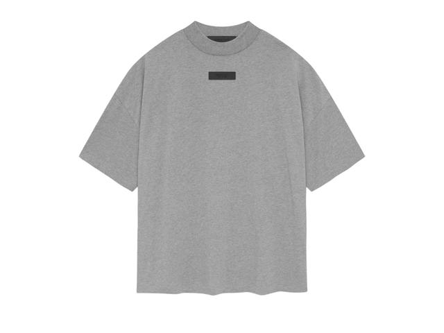 Fear of God Fear of God Essentials SS Tee Dark Heather Oatmeal (SP24) - view 1