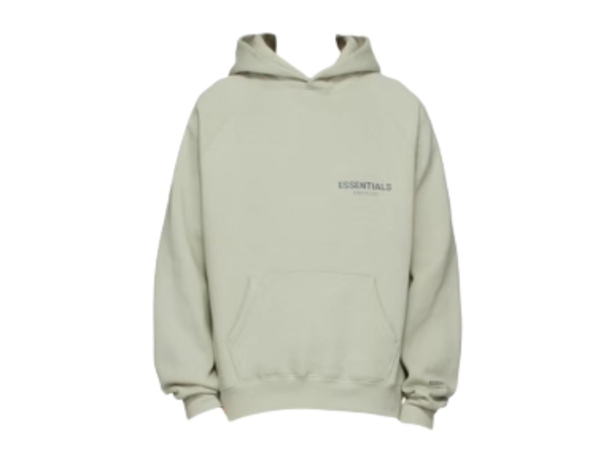 Fear of God Fear of God Essentials SSENSE Exclusive Pullover Hoodie Concrete