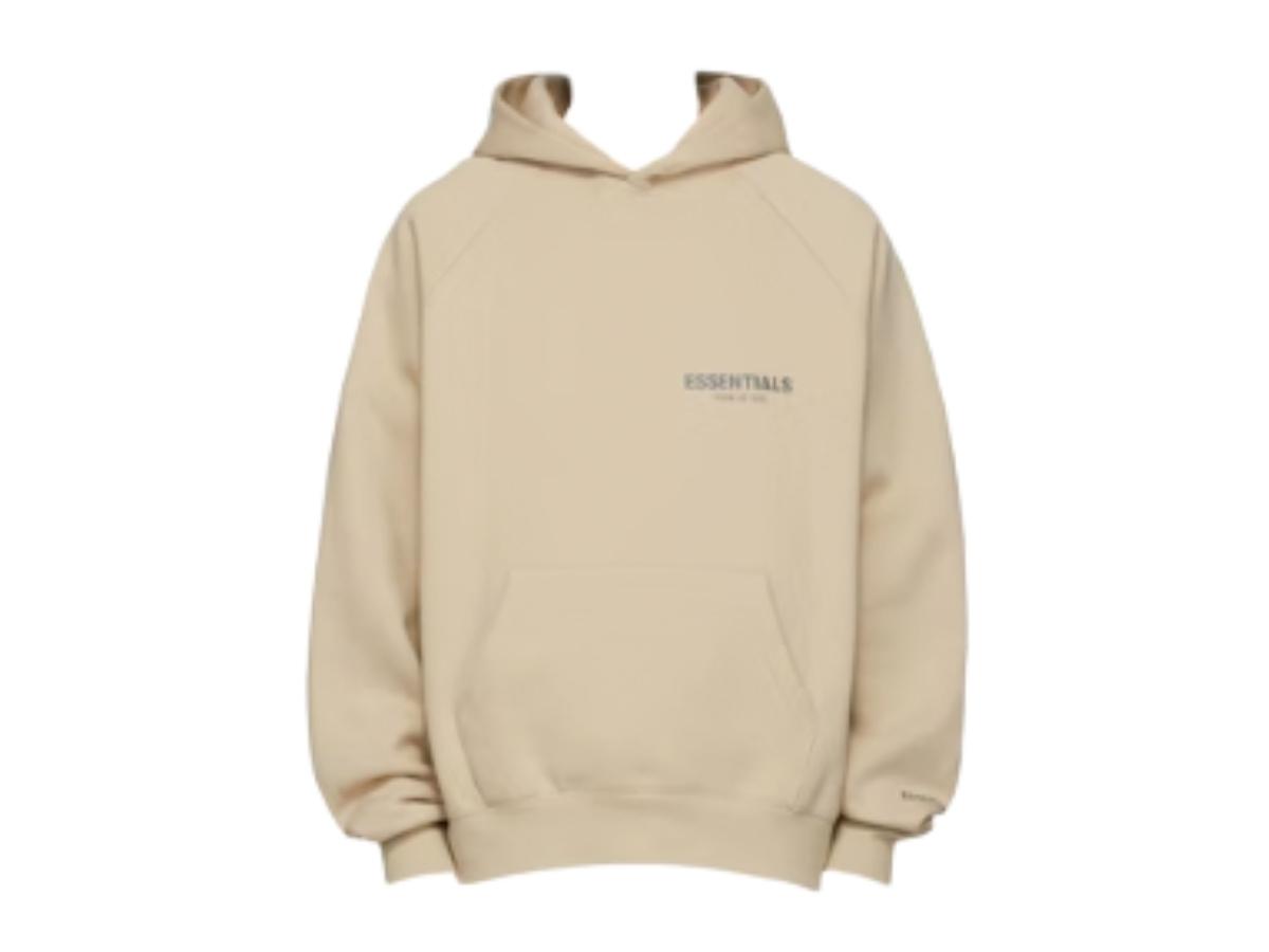 Fear of God Fear of God Essentials SSENSE Exclusive Pullover Hoodie Linen