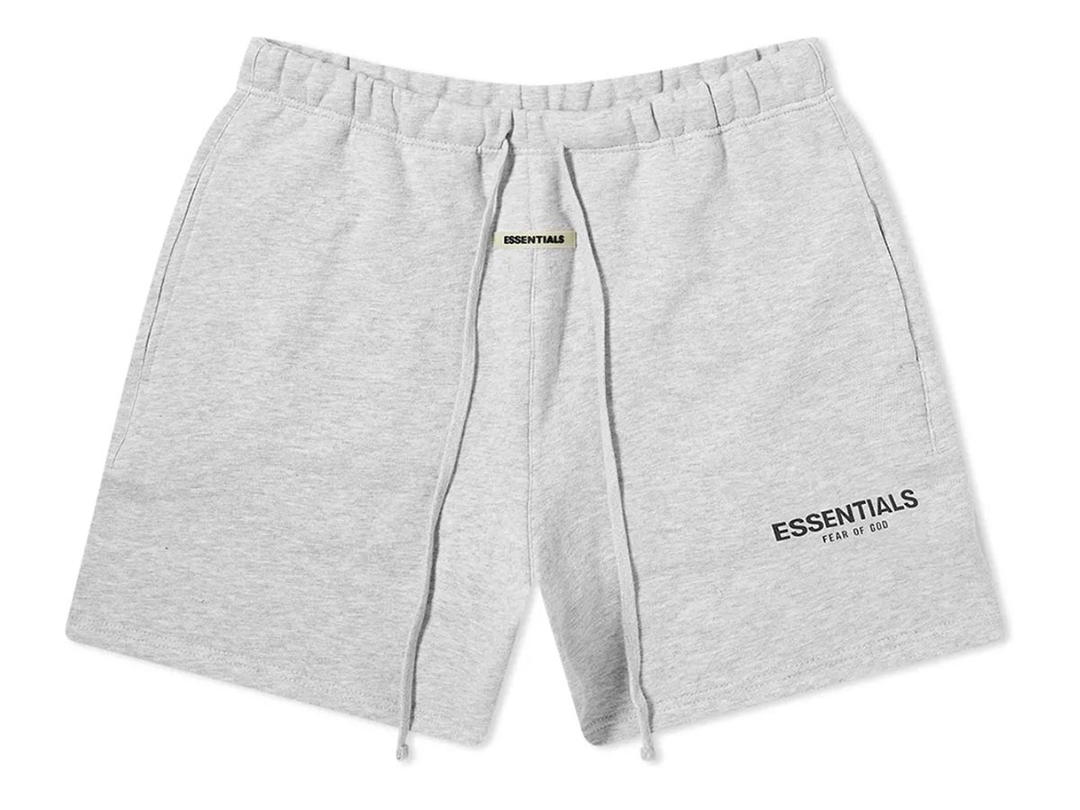 Fear of God Fear of God ESSENTIALS Sweat Shorts Light Heather Grey/Black