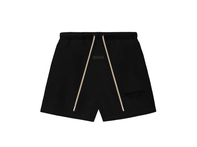 Fear of God Fear of God Essentials Sweatshort Jet Black (FW23) - view 1