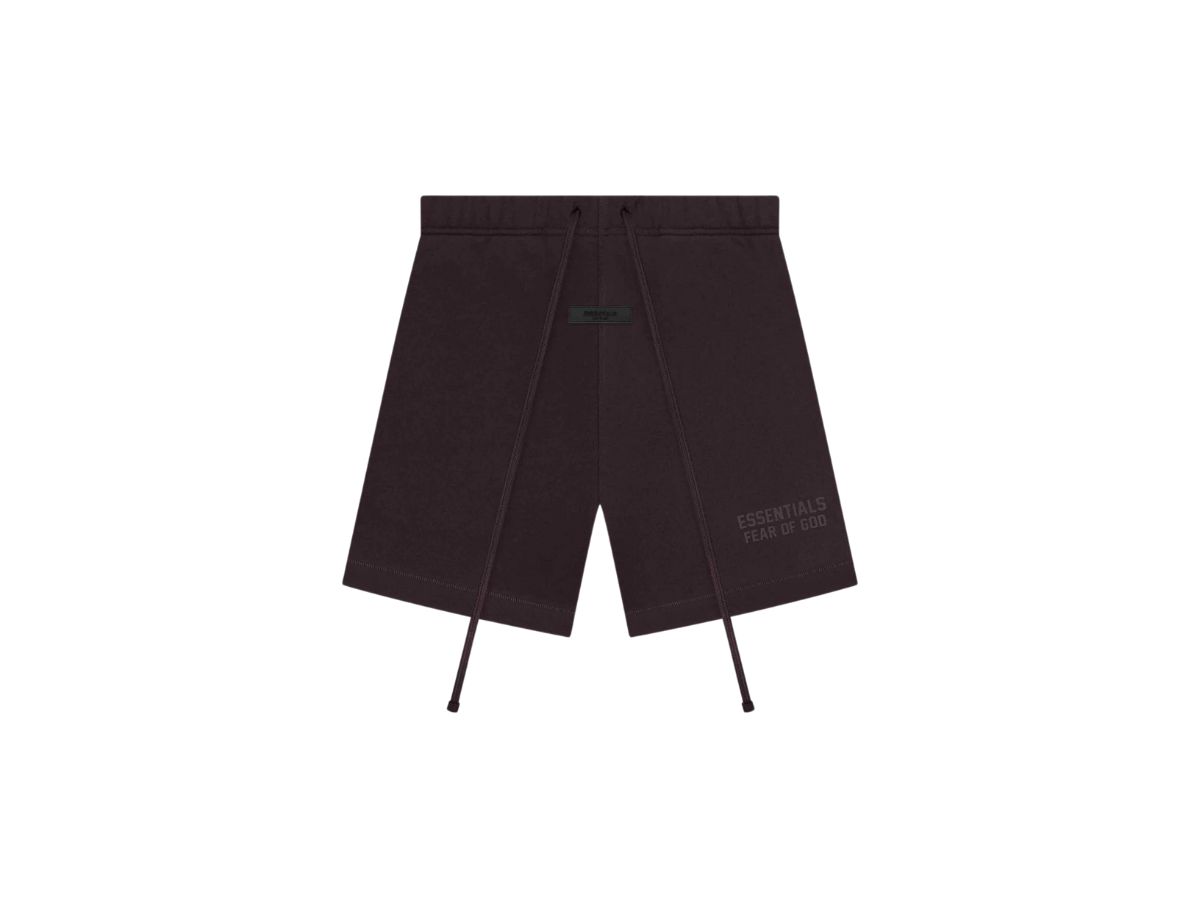 Fear of God Fear of God Essentials Sweatshort Plum (SS23)
