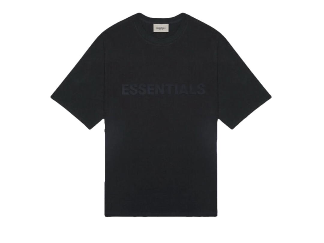 Fear of God Fear of God Essentials Boxy T-Shirt Applique Logo Black