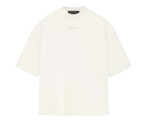 Buy Fear of God Essentials Tee Cloud Dancer (FW23) at Sasom – Authentic and Ready to Ship