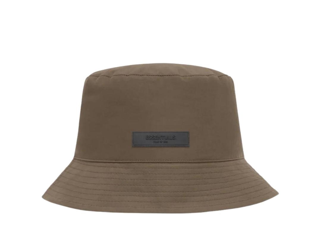 Fear of God Fear of God Essentials Twill Bucket Hat Brown