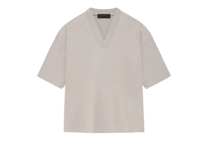 Fear of God Fear of God Essentials V-Neck Silver Cloud (FW23) - view 1