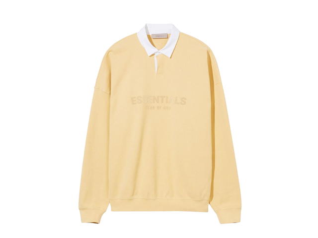 Fear of God Fear of God Essentials Waffle Knit Cotton-Blend Polo Light Tuscan - view 1