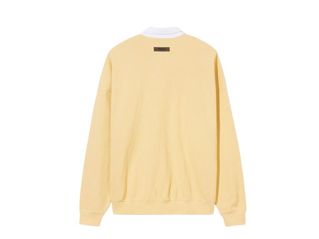 Fear of God Fear of God Essentials Waffle Knit Cotton-Blend Polo Light Tuscan - view 2