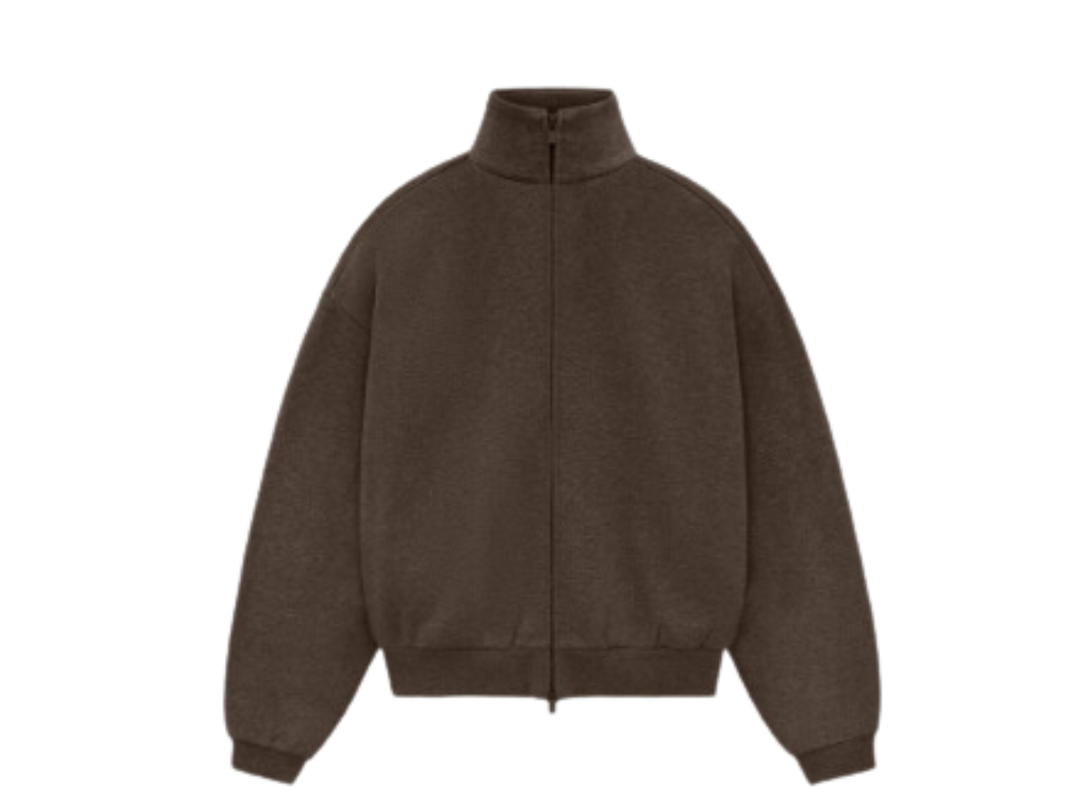 Fear of God Fear of God Essentials Womens Zip Up Jacket Heather Wood (SS24)