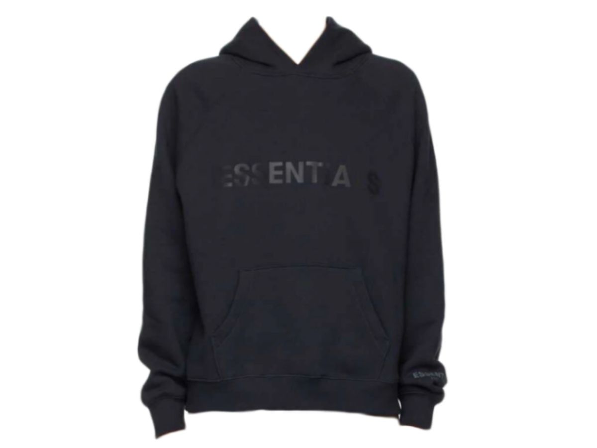 Fear of God Fear of God ESSENTIALS x SSENSE Pullover Hoodie Applique Logo Dark Navy