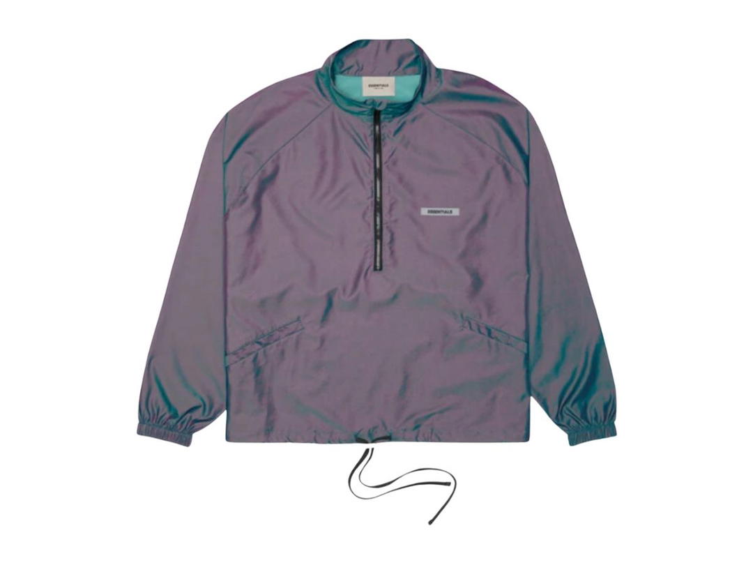 Fear of God Fear of God FOG ESSENTIALS IRIDESCENT HALF ZIP JACKET (PURPLE)