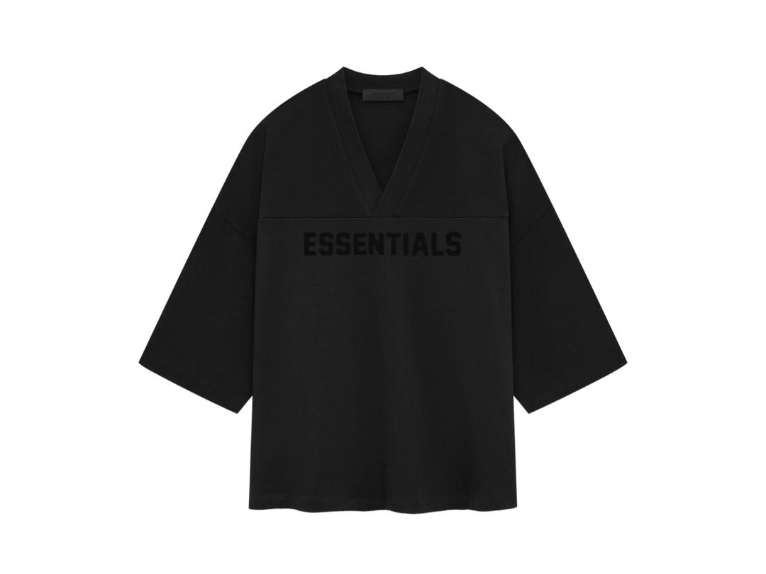 Fear of God Fear of God Essentials Heavy Jersey Football Tee Jet Black (SP24)