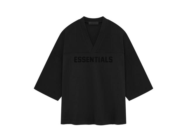 Fear of God Fear of God Essentials Heavy Jersey Football Tee Jet Black (SP24) - view 1